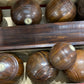 English Wooden Bowling Balls Circa 1860