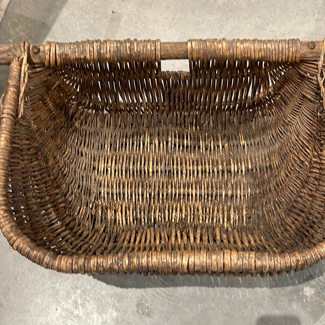 French Donkey Basket 1880