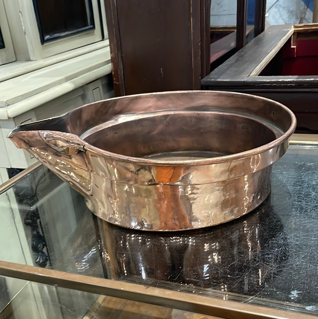 French Copper Champagne Pan Circa 1850