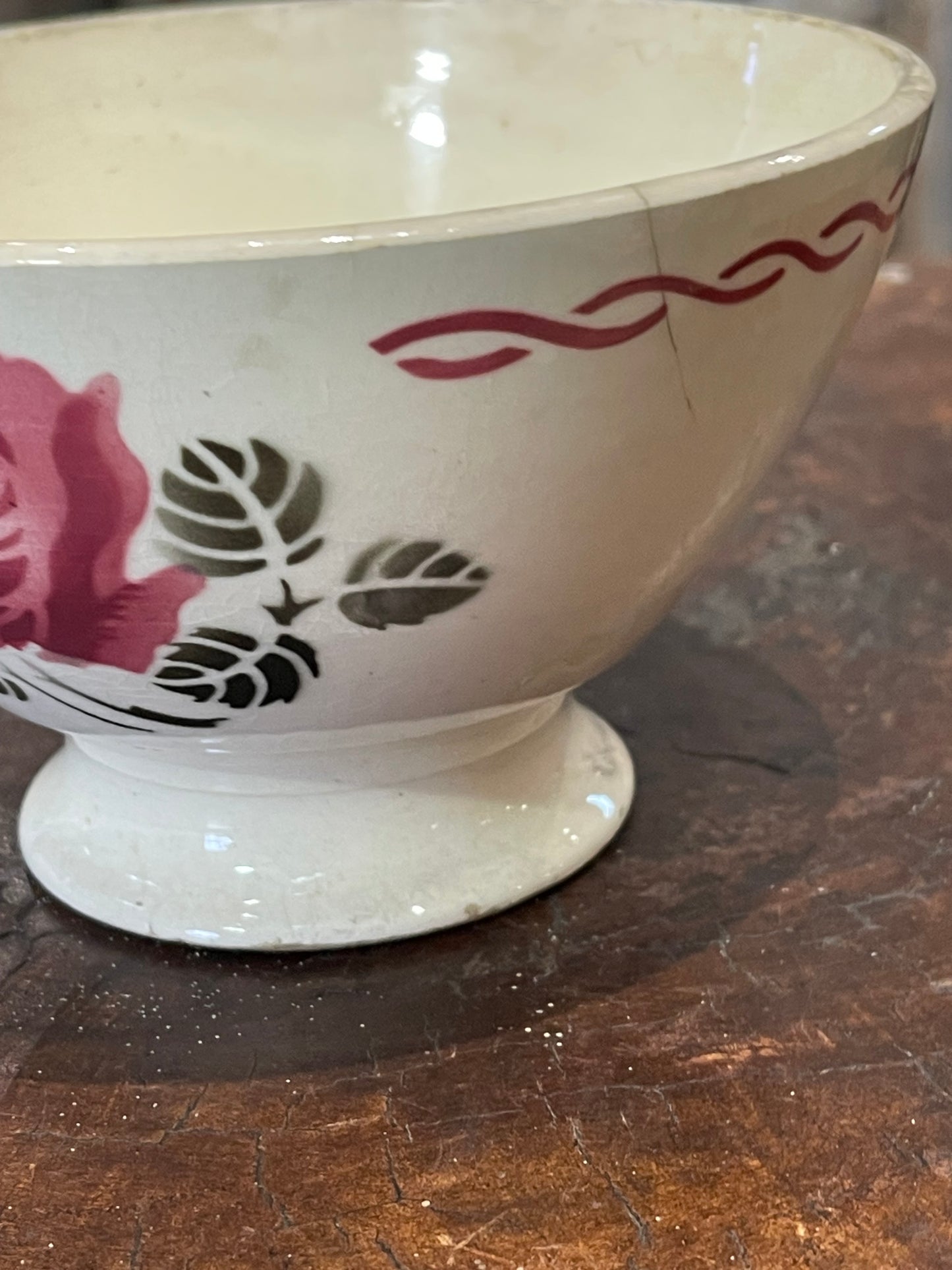 Red Rose Cafe au Lait Bowl