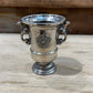 Silverplate Miniature Urn with design