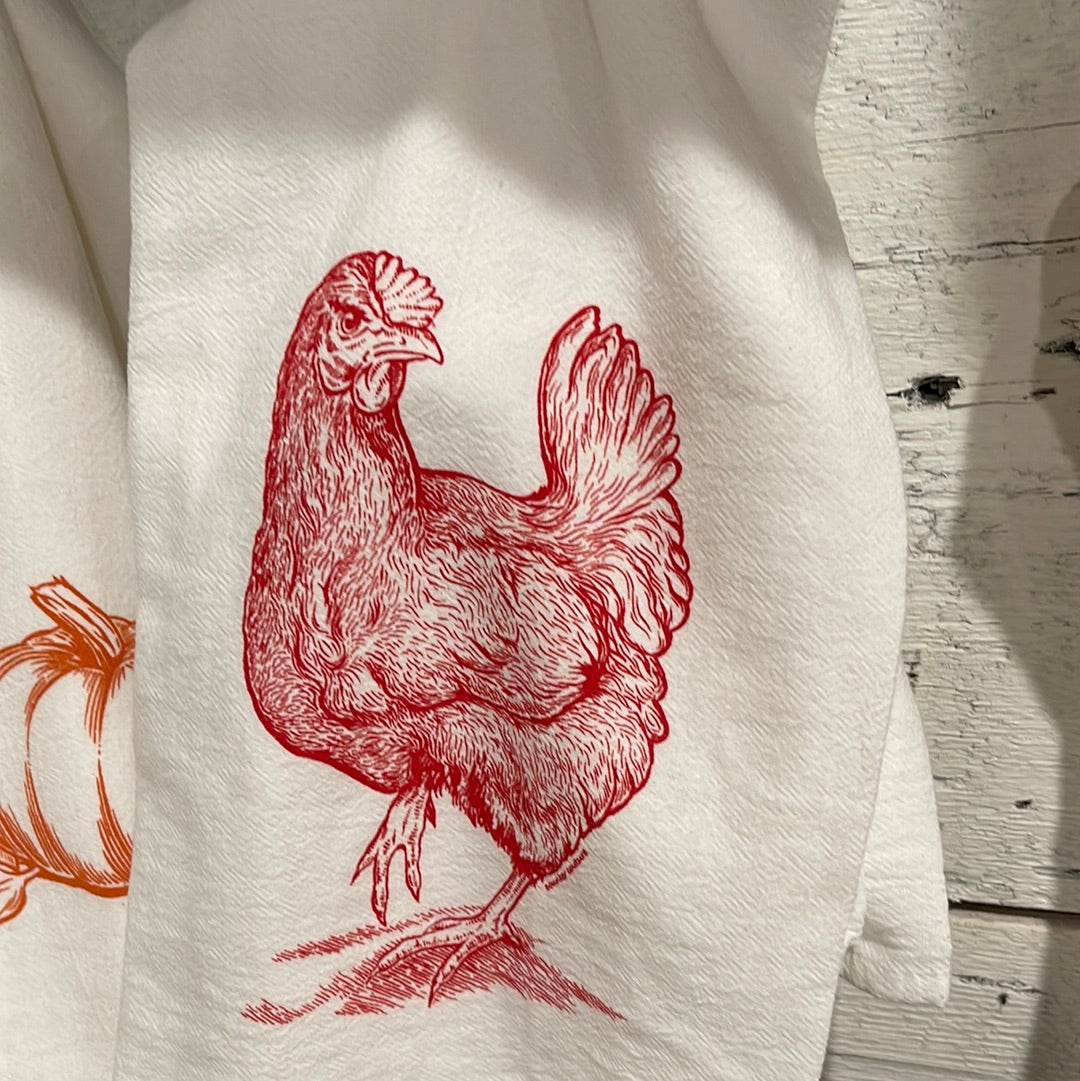 Chicken Flour Sack Towel