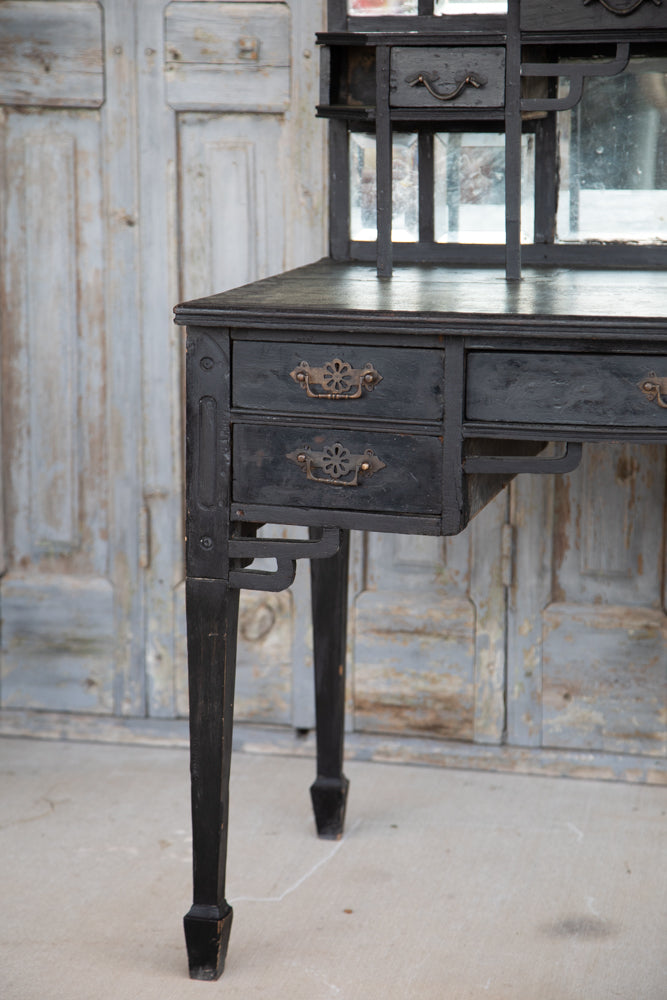 Dressing Table French Dark Ornate