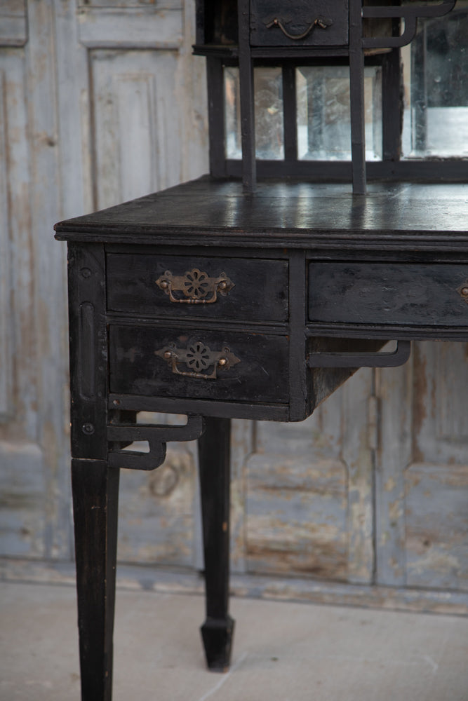 Dressing Table French Dark Ornate