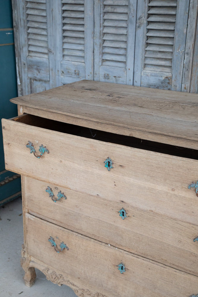 Bleached 3 Drawer Chest of Drawers