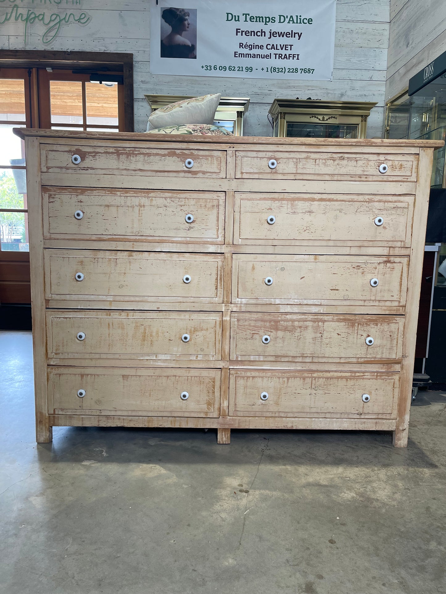 Yellow Multi Drawer Chest