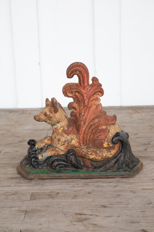 Cast Iron Fox Door Stop