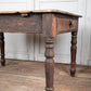 French Oak Table with Turned Legs