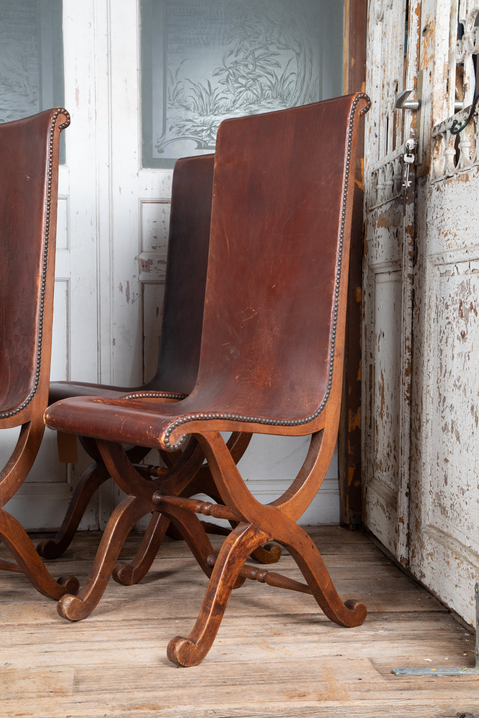 Pierre Lottier Chairs Set of 8  Circa 1930