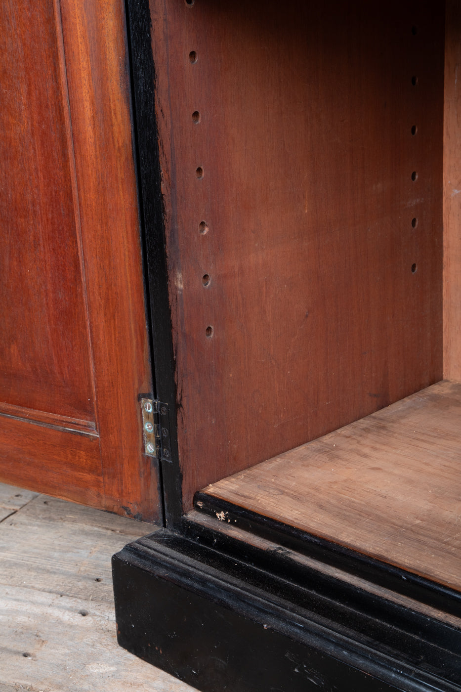 Victorian Ebonized Glazed Bookcase