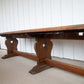 12 ft Oak Refectory Table with Benches Kings School Canterbury