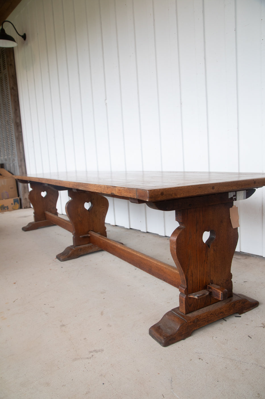 12 ft Oak Refectory Table with Benches Kings School Canterbury