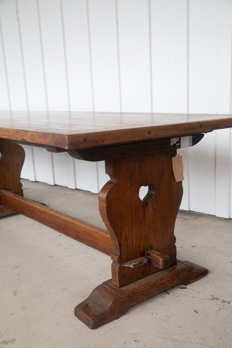 12 ft Oak Refectory Table with Benches Kings School Canterbury