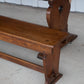 12 ft Oak Refectory Table with Benches Kings School Canterbury