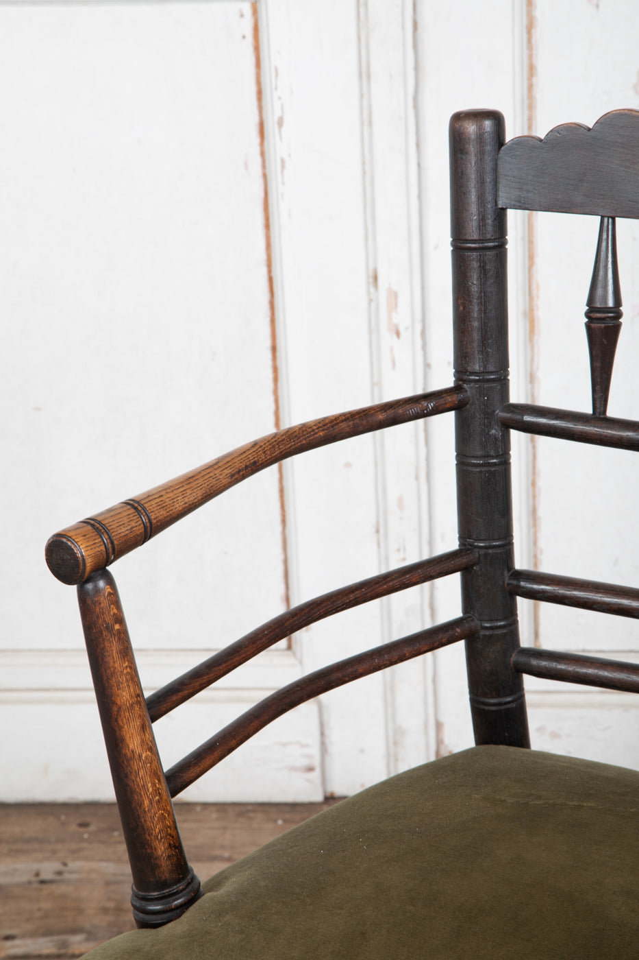 Liberty Ebonised Oak Elbow Chair