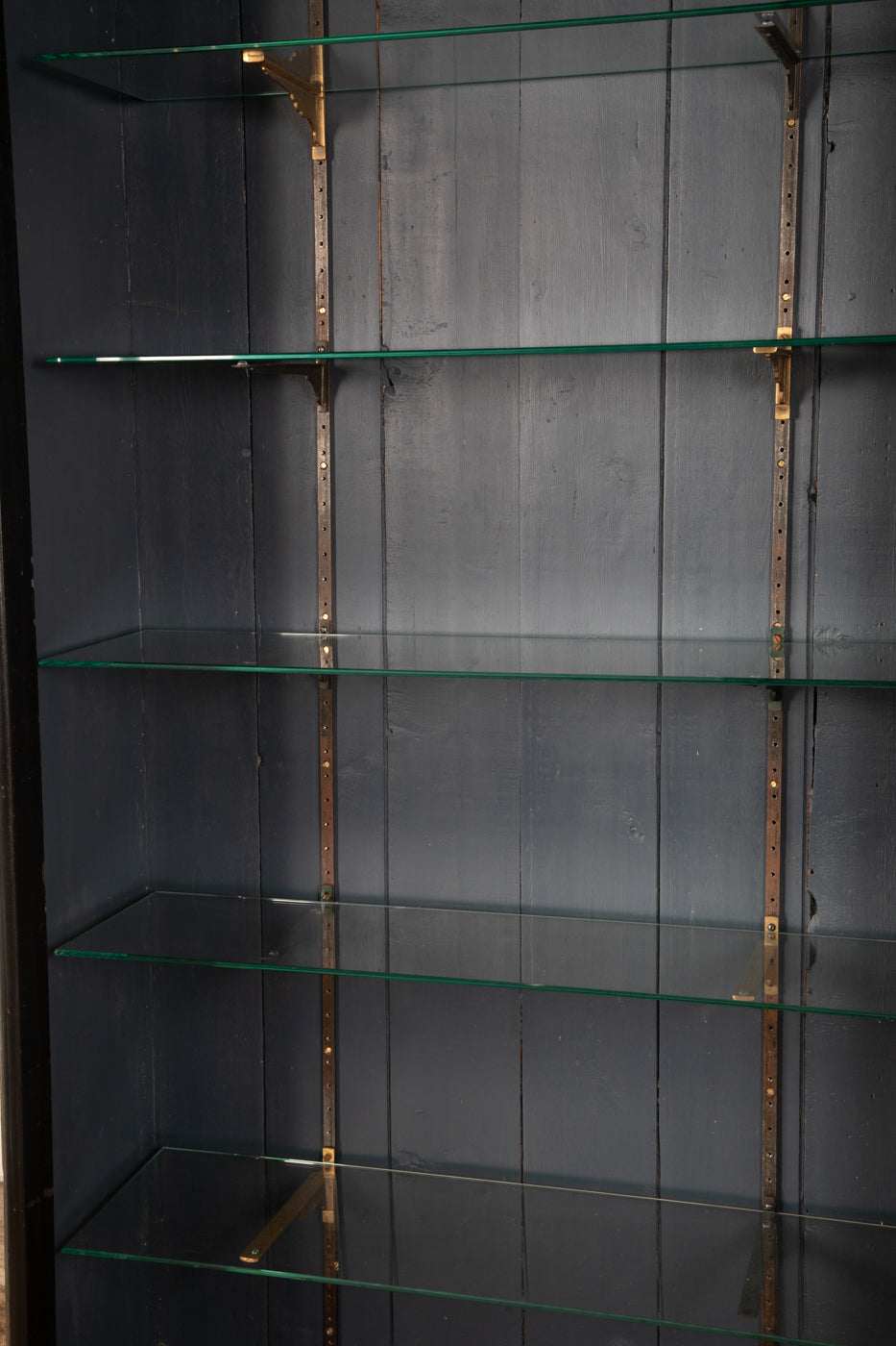 Ebonised Display Shop Cabinet