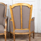 Louis XVI Style Gilt Bergere Armchair