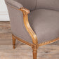 Louis XVI Style Gilt Bergere Armchair