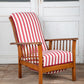 French Morris Reclining Chair with Cushions