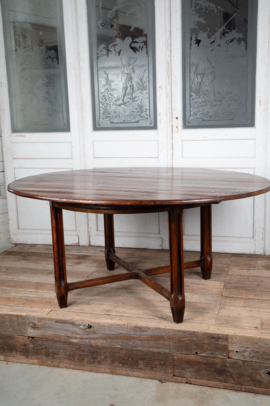 Large Round Dining Table 1900