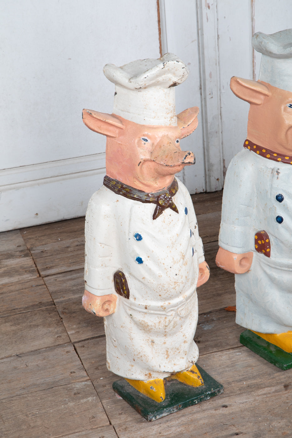 Cast Iron Pig Chefs Priced Per