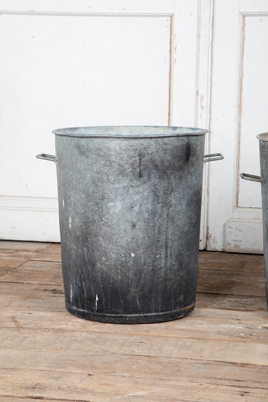 Tall Galvanized Pot