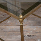 Brass and Glass Cocktail Table