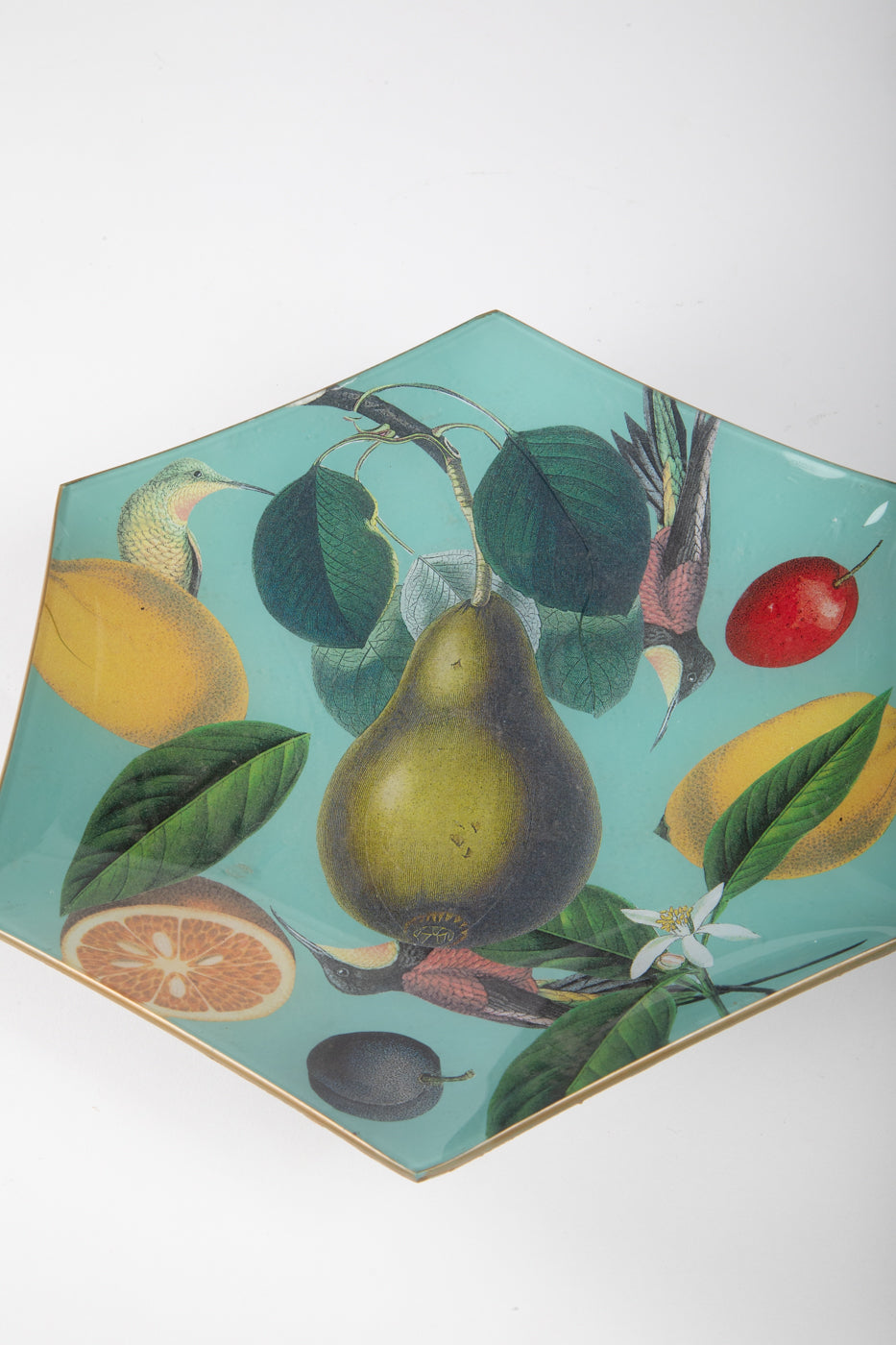 Alex Stewart Carter Bird and Fruit Platter