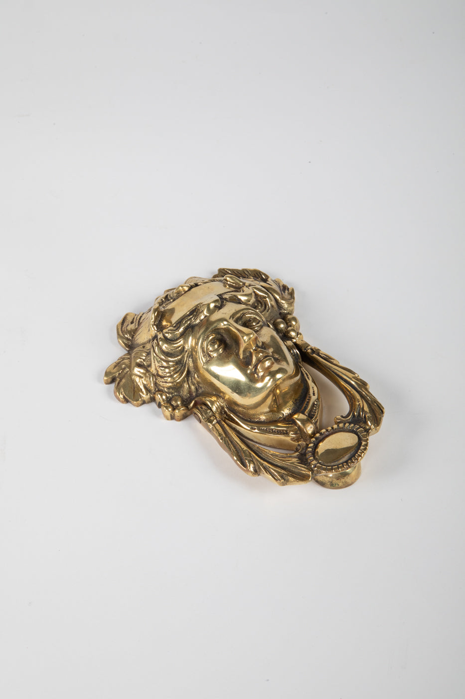 Greek God of Wine Dionysis Brass Doorknocker