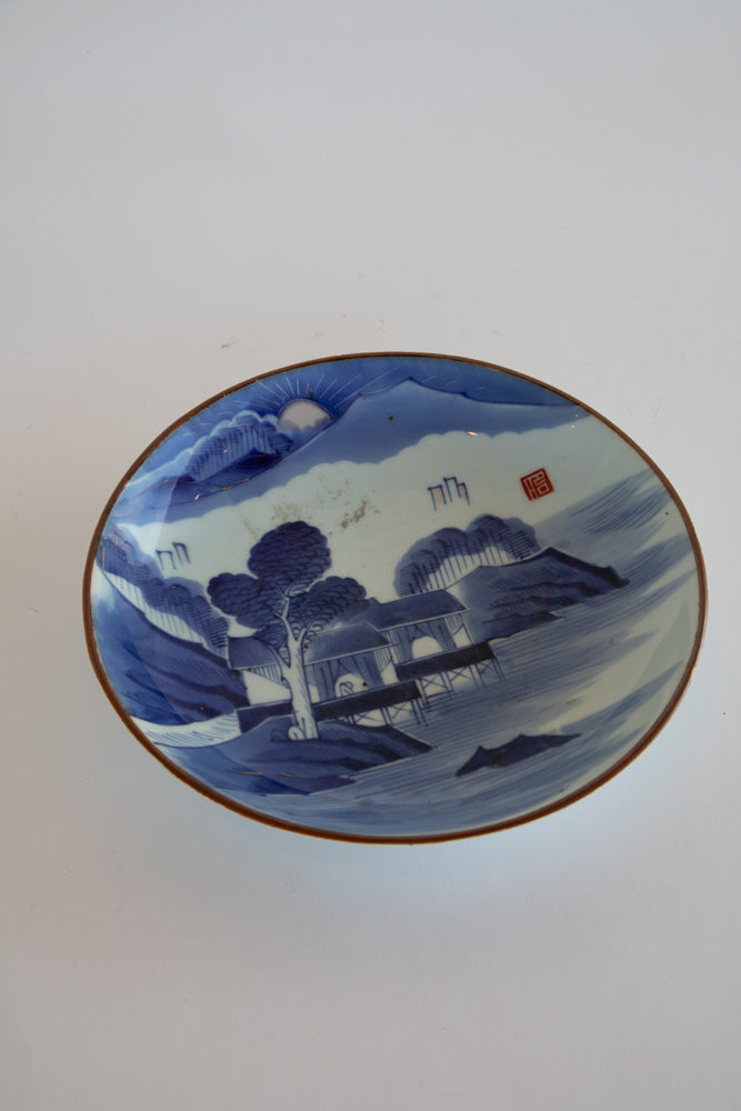 Blue and White Plate