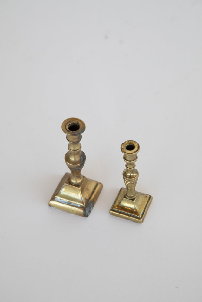 Small Brass Candleholder