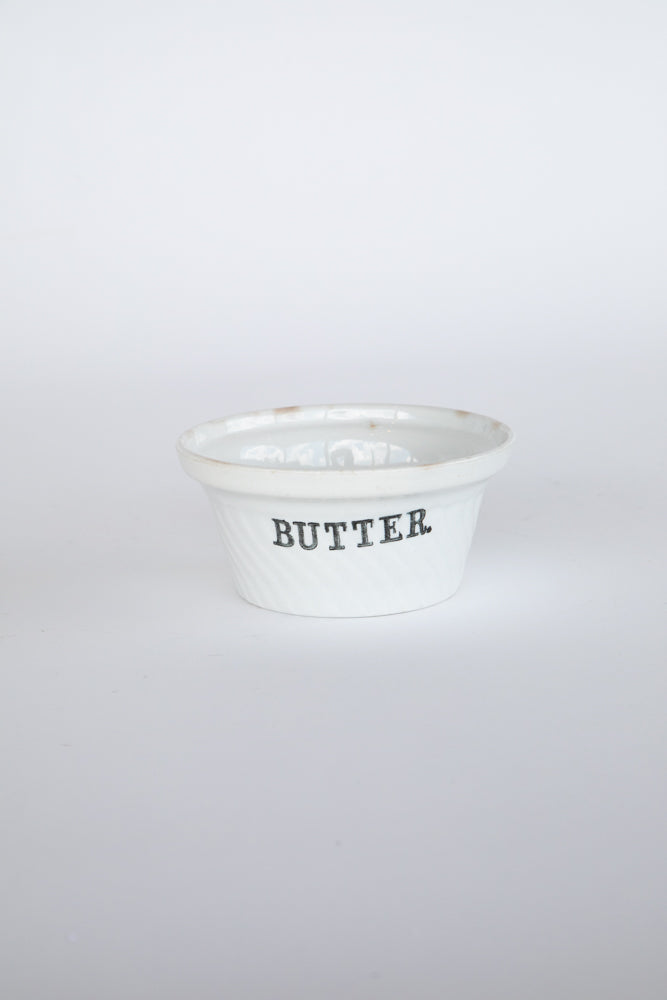 Ironstone Butter Dish