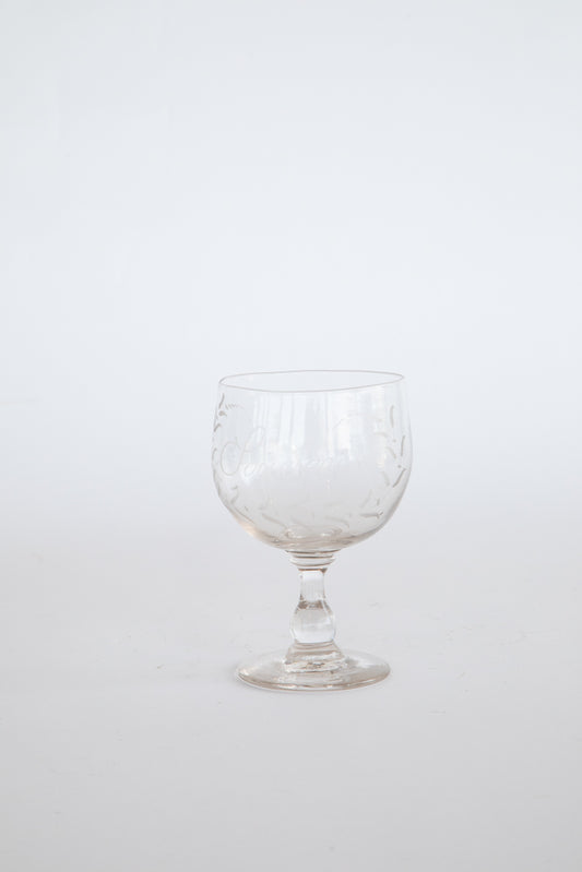 French Souvenir Glass c.1860 Large