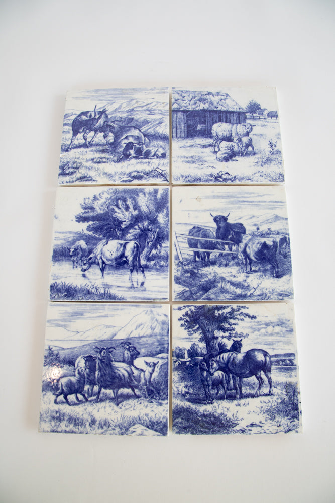 Blue and White Delft Tiles