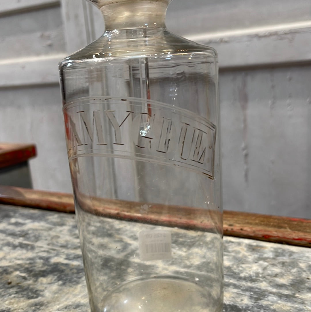 Glass Pharmacy Jar 18th C