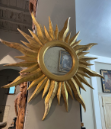 Italian Florentine Sunburst with Old Mirror SB17